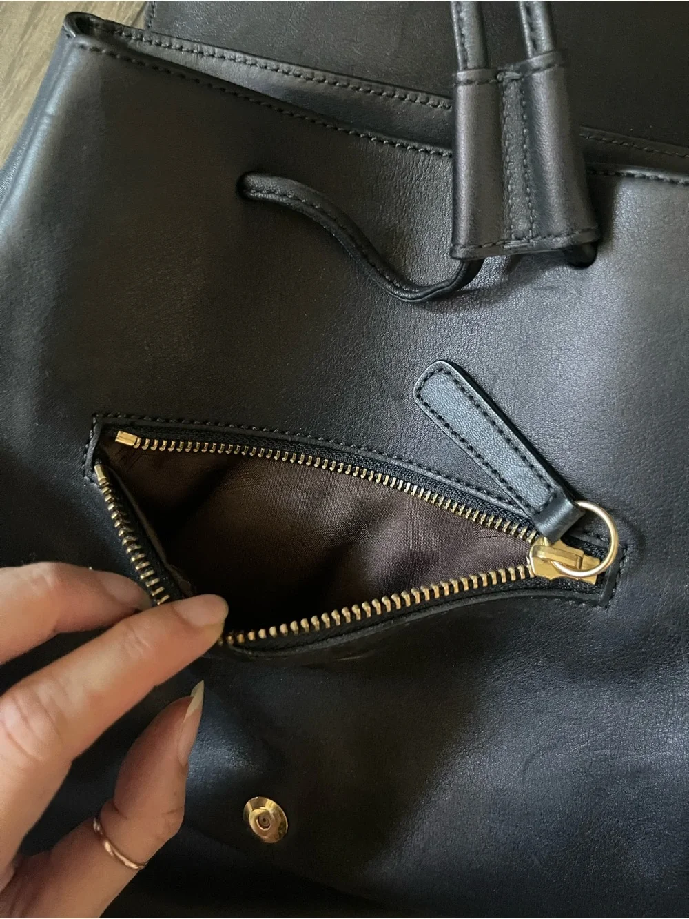 Coach Legacy Black Leather Backpack - Vintage Minimalist Daypack Bag